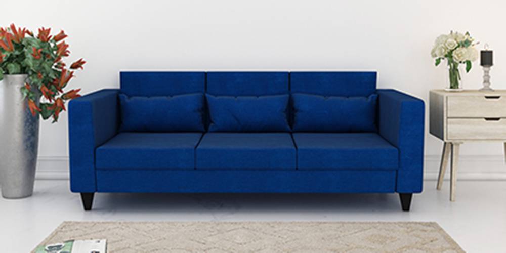 Snooky Fabric Sofa (Royal Blue)